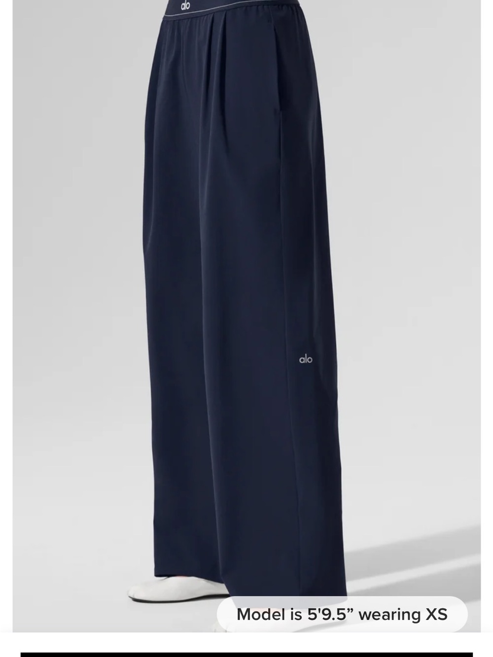 Alo Yoga Suit Up Trousers Navy